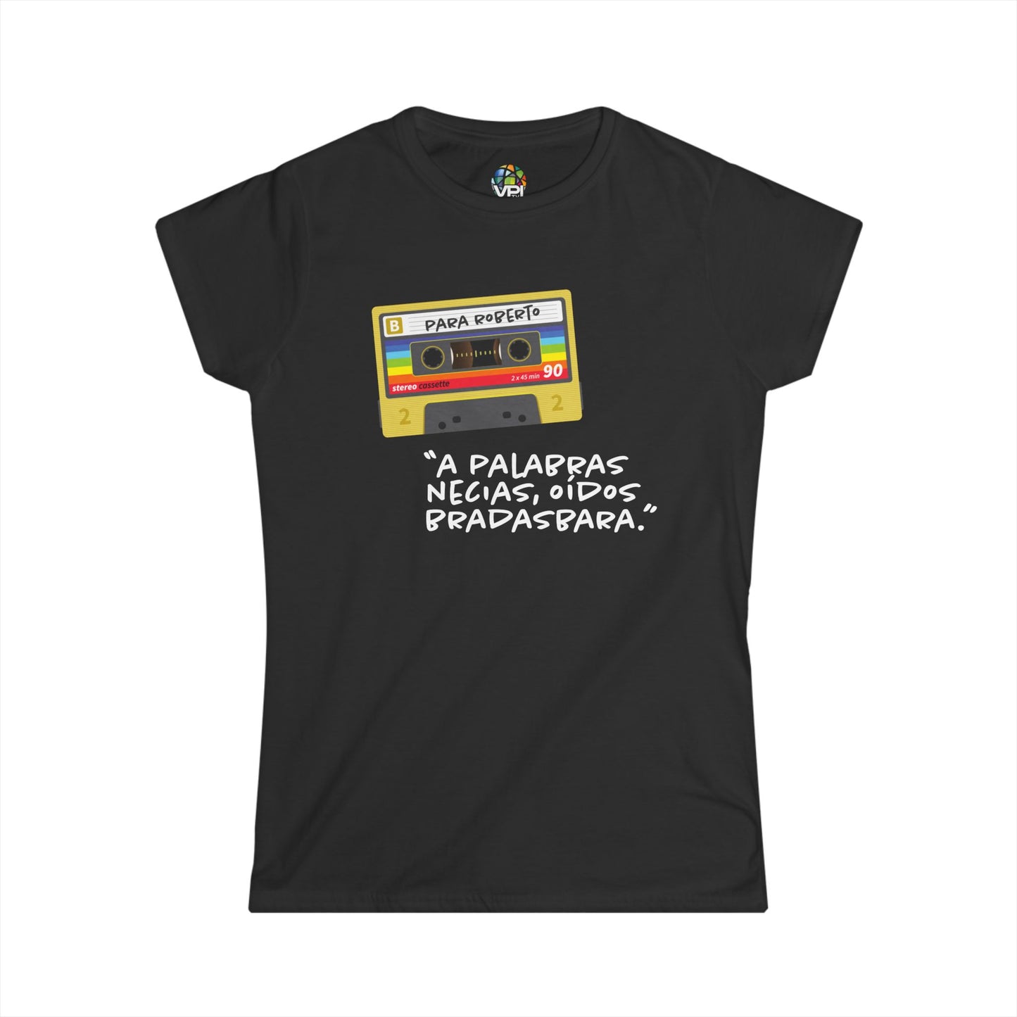 Camiseta Softstyle para Mujer con Frase Vintage - Perfecta para Salidas Casuales y un Estilo Retro