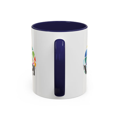 Taza de cerámica con interior a color – Elegancia y funcionalidad para tu café diario