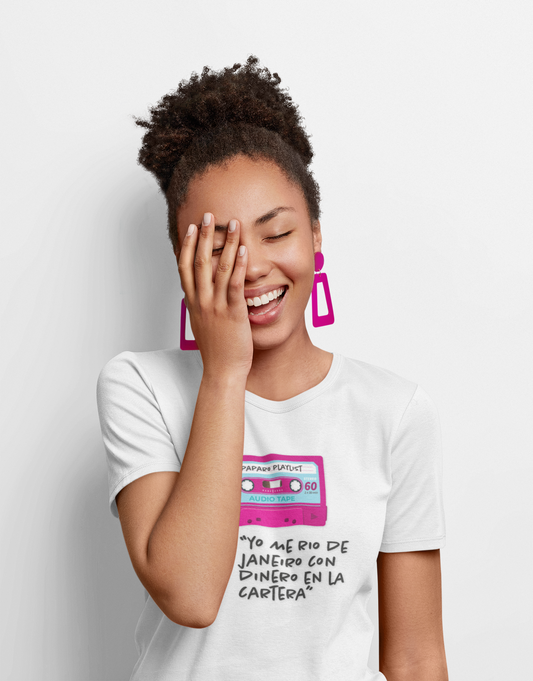 YO ME RÍO DE JANEIRO – Camiseta DAMA - Estilo y Humor con un Toque Vintage