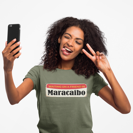 WAITING ON A FRIEND IN MARACIBO -  Unisex Softstyle T-Shirt