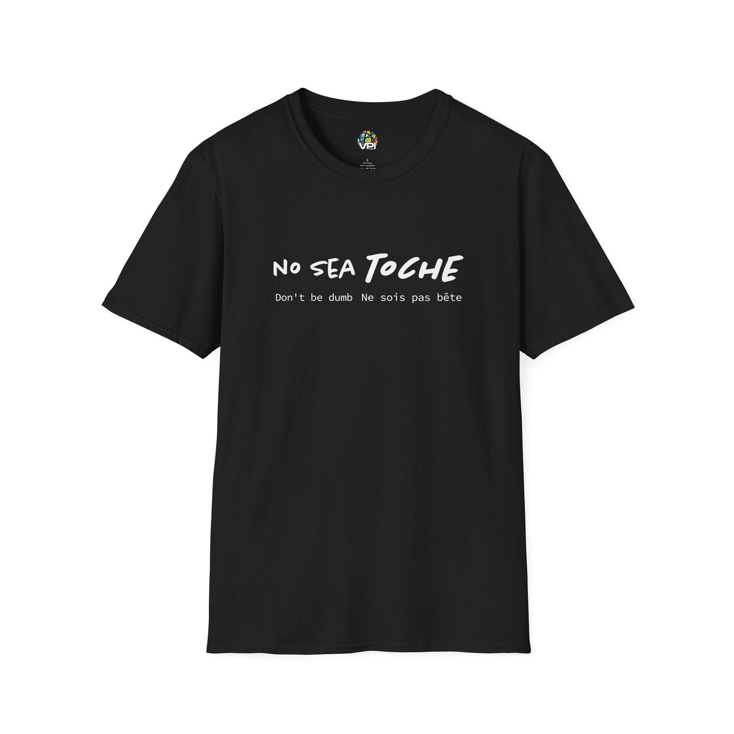 Camiseta Unisex Softstyle "No Sea Toche" – Motivación al Estilo Venezolano