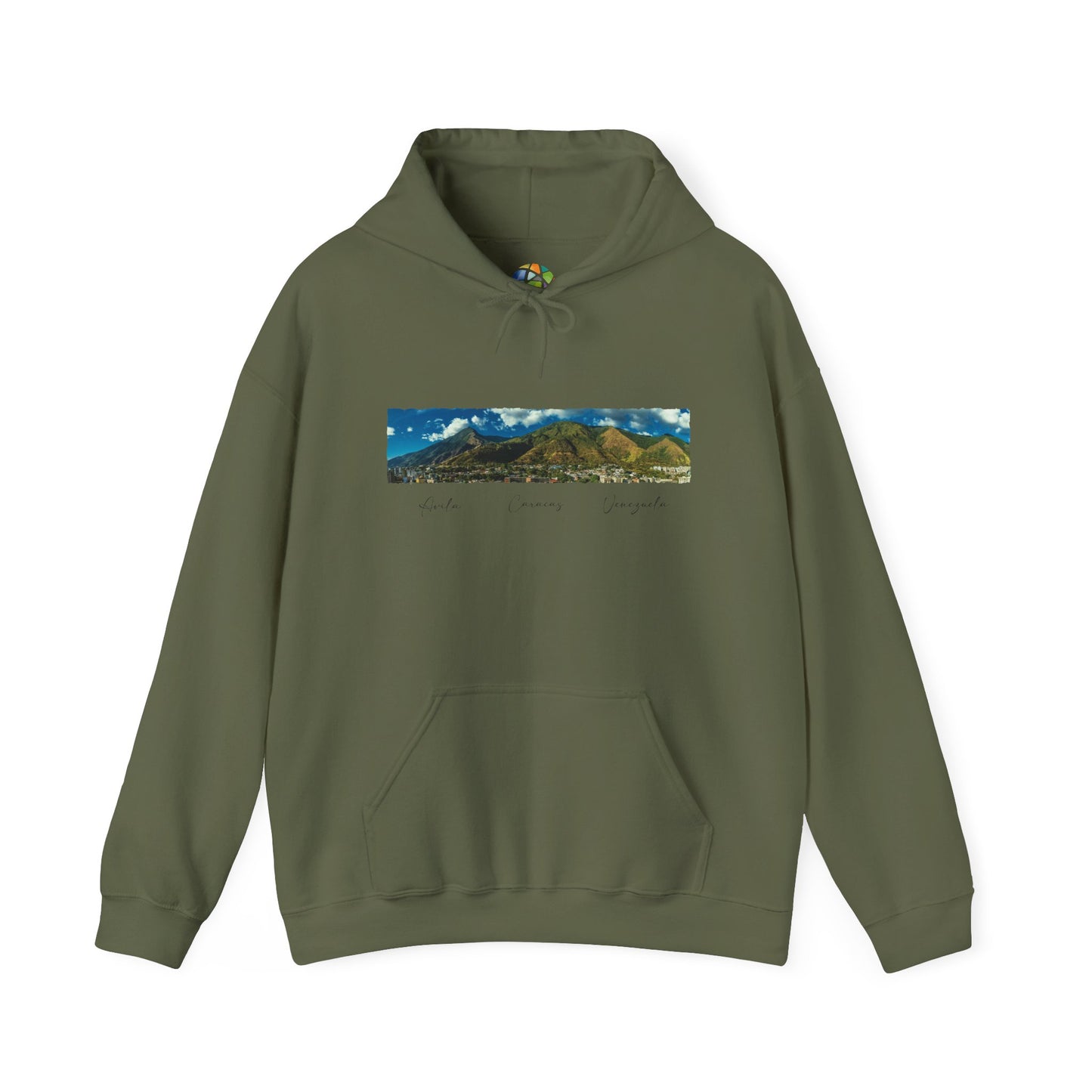 Mountain View Unisex Hoodie - Cozy Heavy Blend Sweatshirt for Nature Lovers