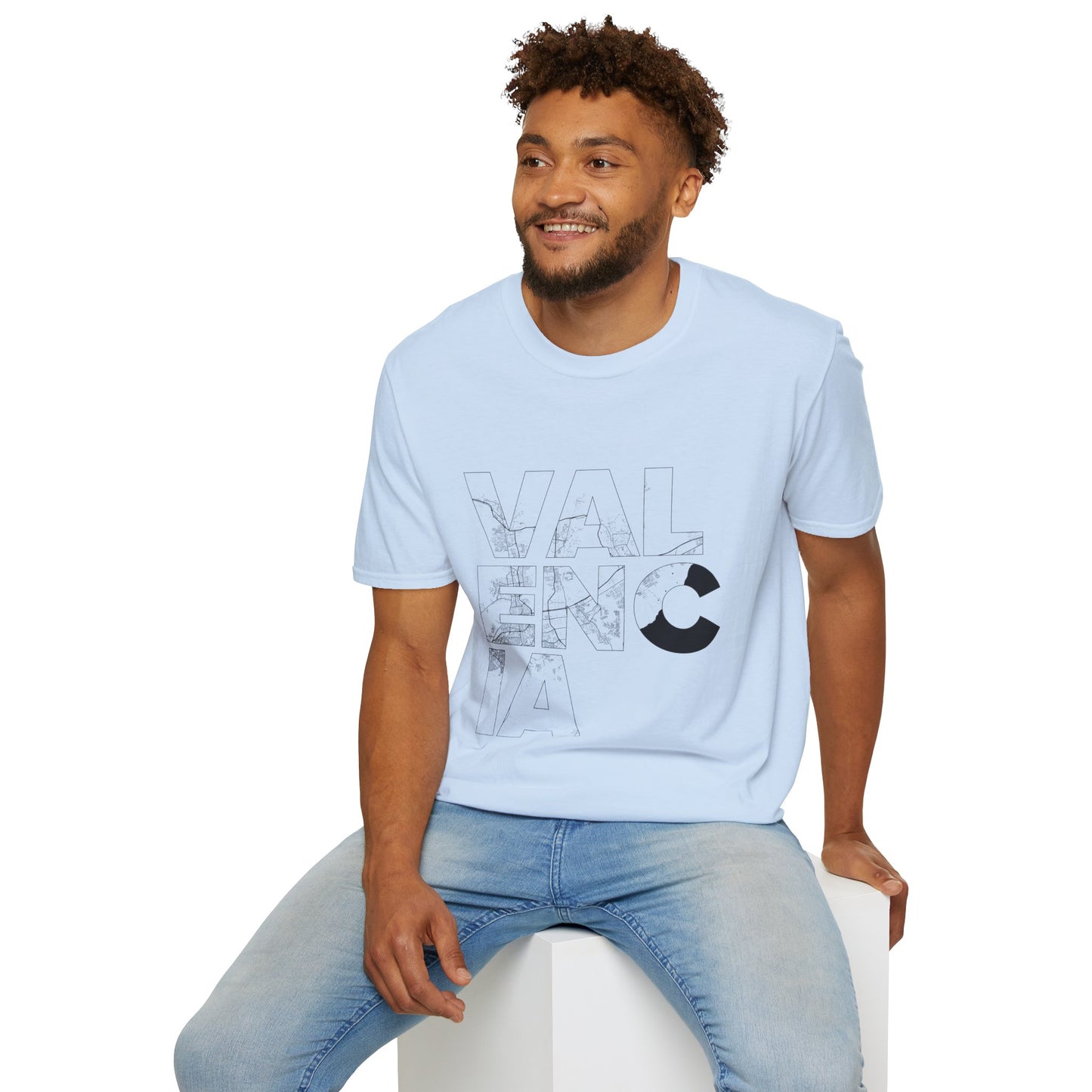 MAPA VALENCIA TYPO Unisex T-Shirt - Contemporary Casual Wear