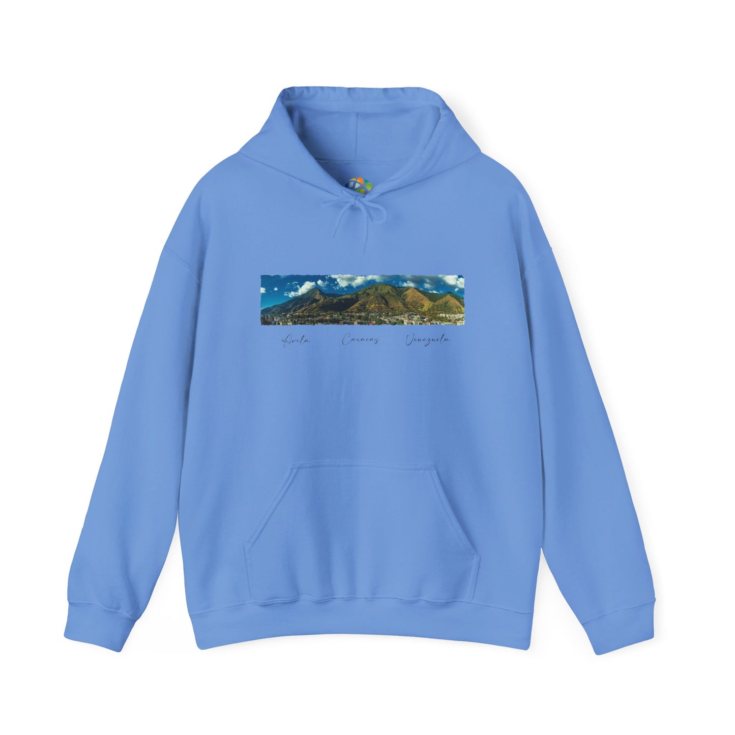 Mountain View Unisex Hoodie - Cozy Heavy Blend Sweatshirt for Nature Lovers