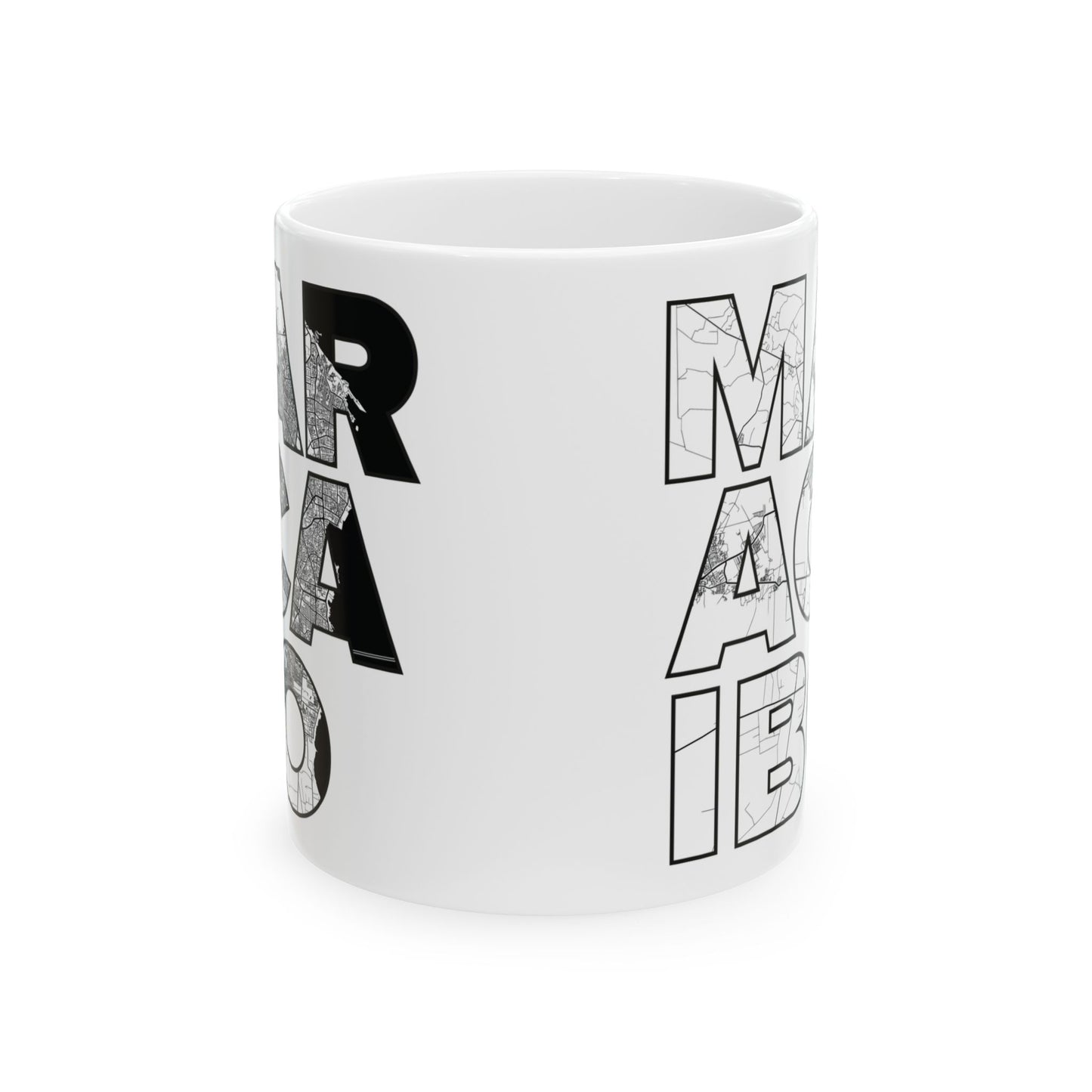 Unique Graphic Ceramic Mug - 11oz & 15oz - Perfect for Coffee Lovers