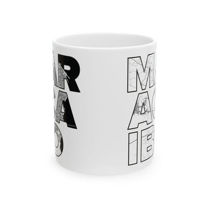 Unique Graphic Ceramic Mug - 11oz & 15oz - Perfect for Coffee Lovers