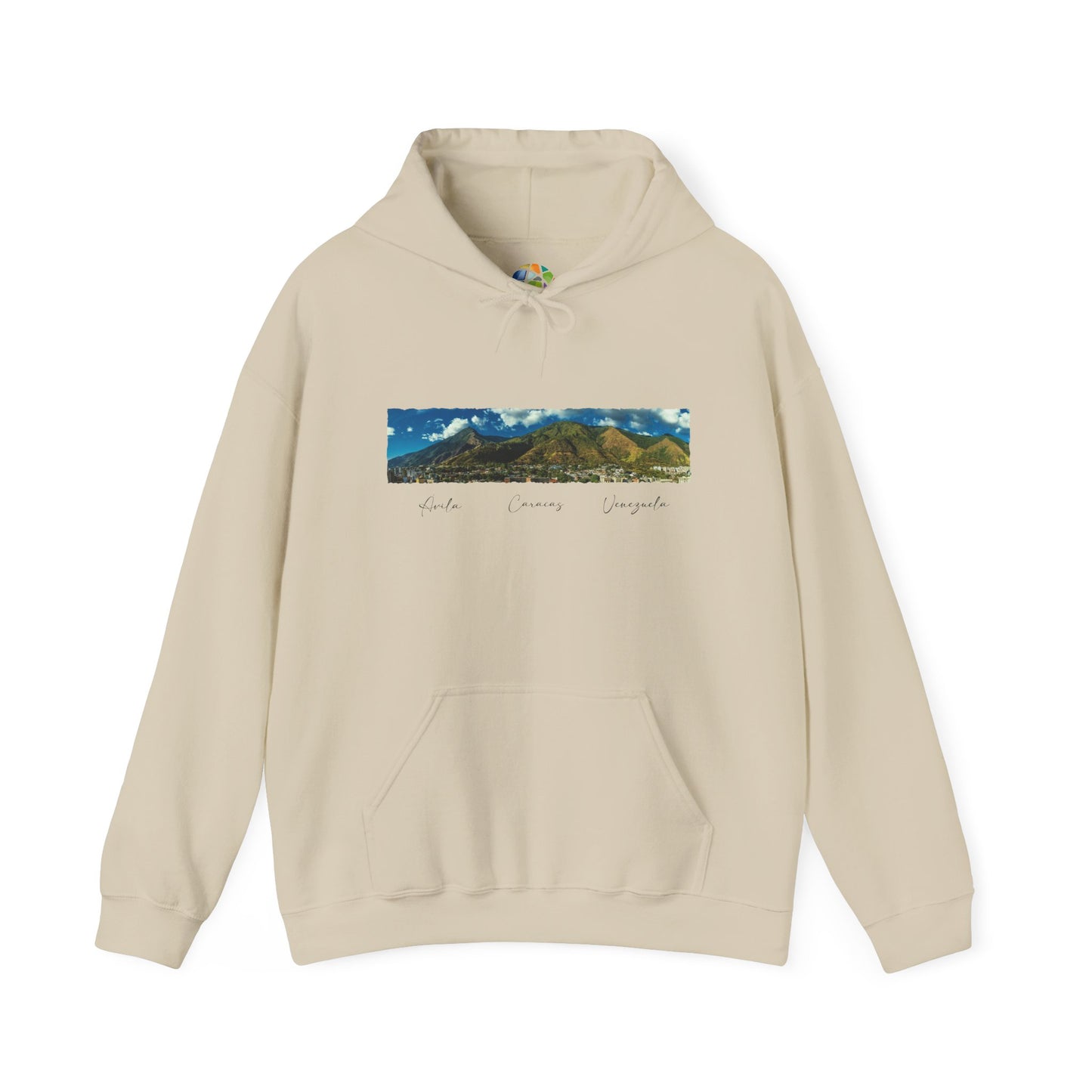 Mountain View Unisex Hoodie - Cozy Heavy Blend Sweatshirt for Nature Lovers