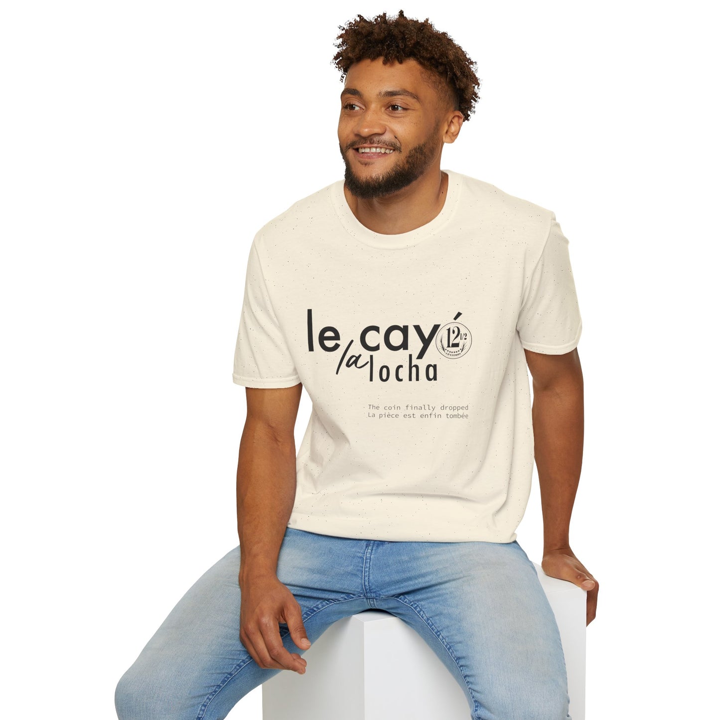 Camiseta Unisex Softstyle "Le Cayó La Locha" - Diseño Divertido y Casual Inspirado en Venezuela