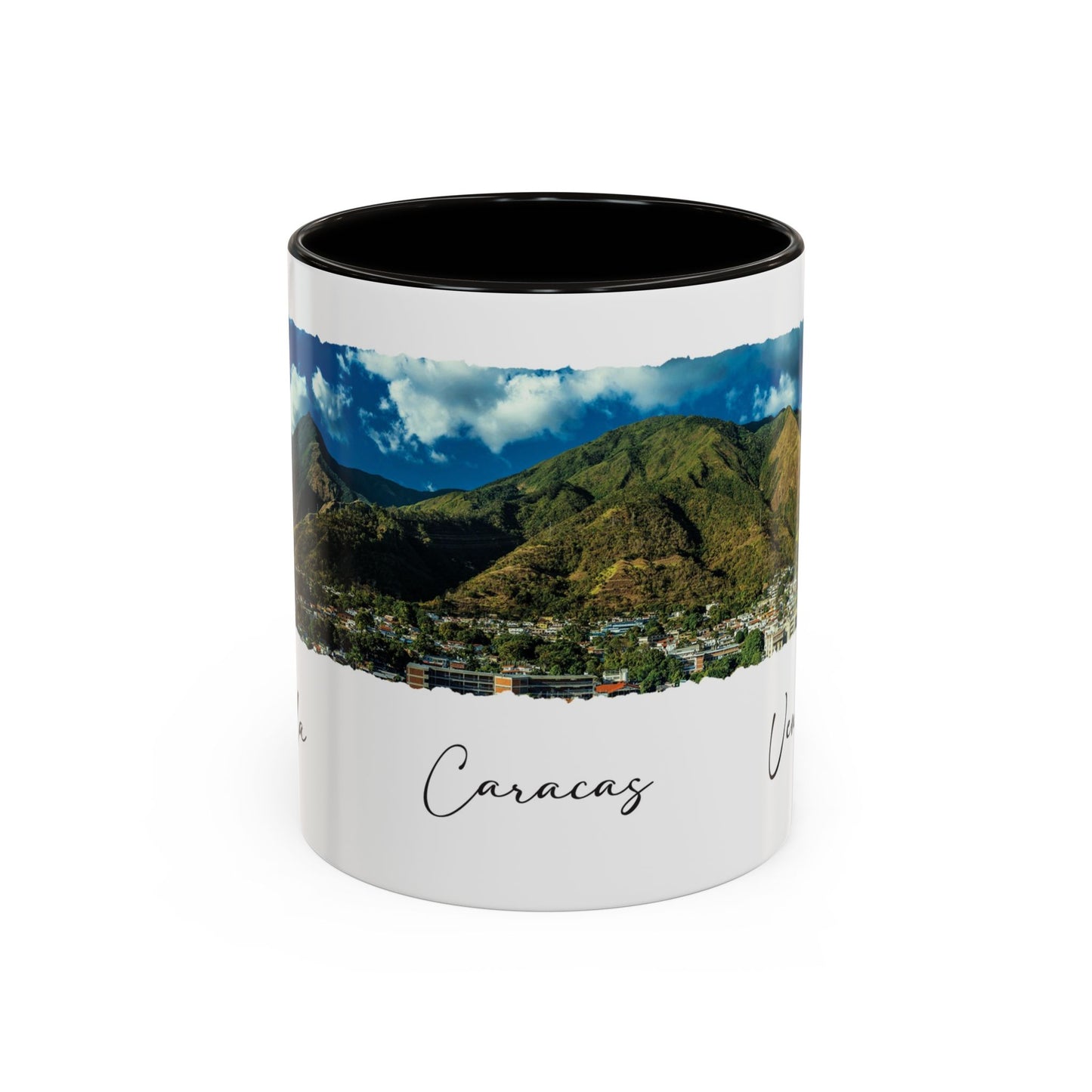 Taza con Paisaje Vibrante de Caracas – Disponibles en 11 oz y 15 oz