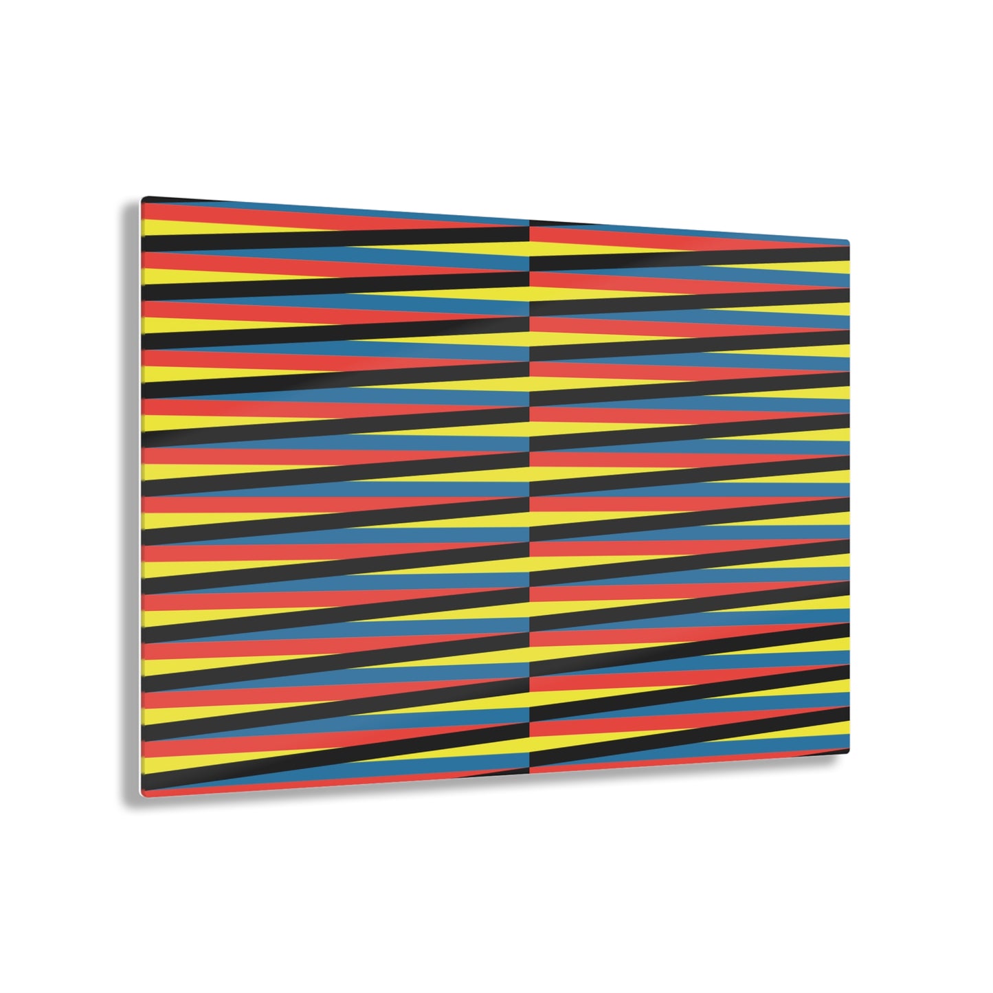 Vibrant Striped Acrylic Prints - Modern Wall Art for Home Décor