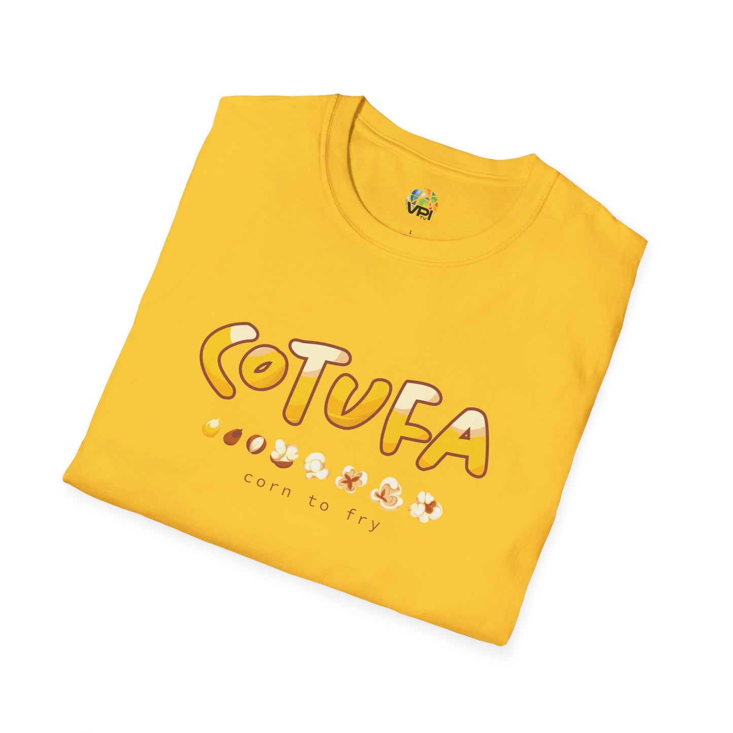 Camiseta Unisex Softstyle – COTUFA "Corn to Fry" 🌽🍿