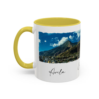 Taza con Paisaje Vibrante de Caracas – Disponibles en 11 oz y 15 oz