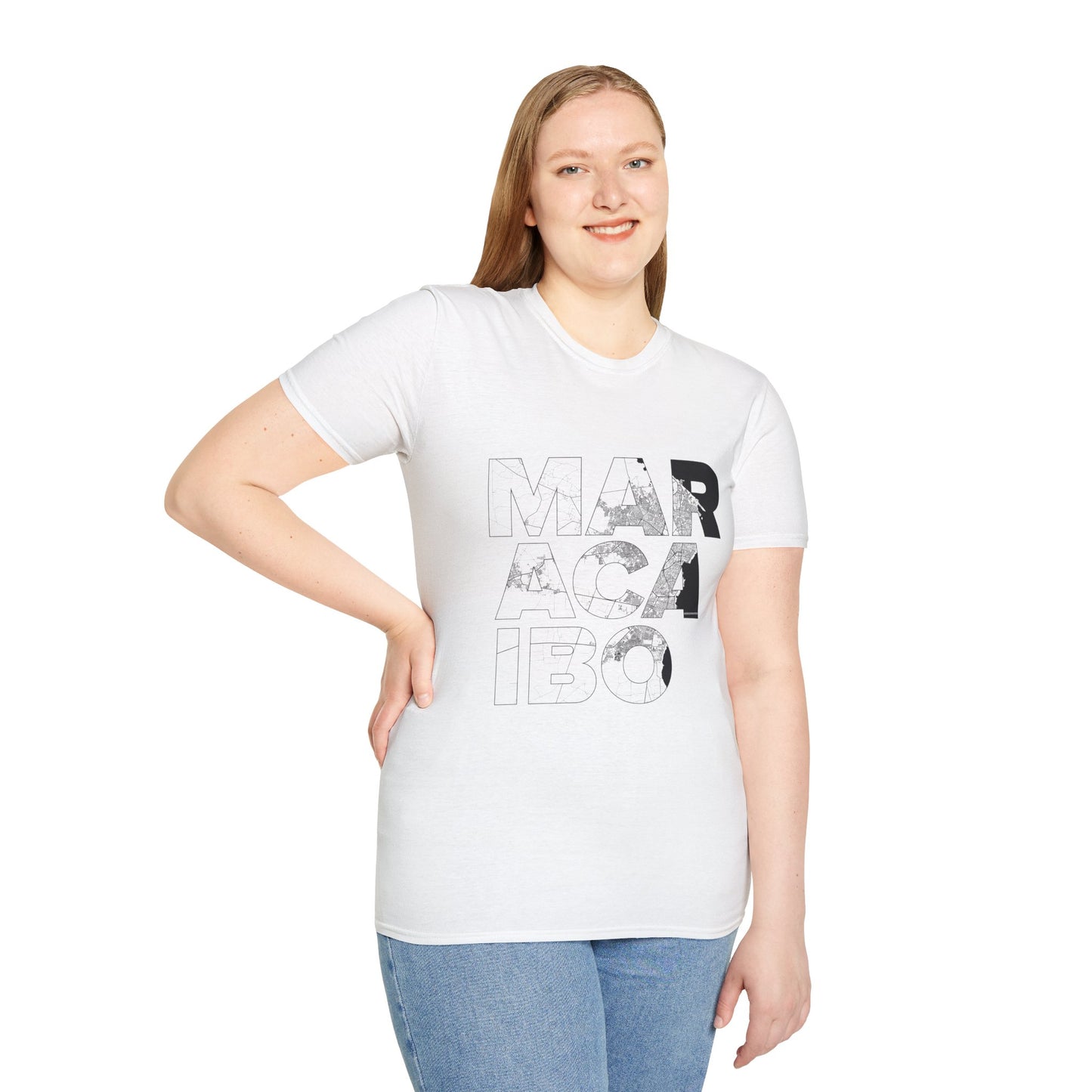 MAPA MARACAIBO TYPO Unisex T-Shirt - Contemporary Casual Wear