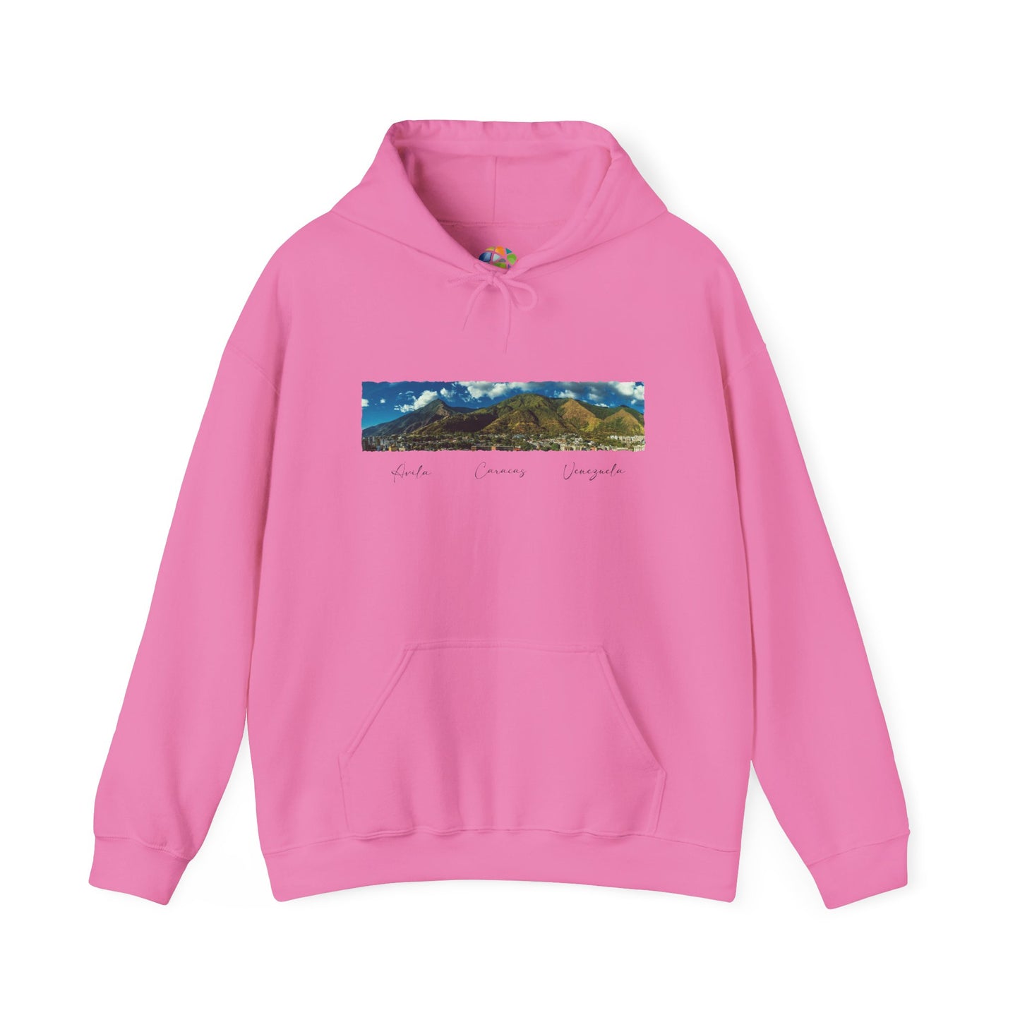 Mountain View Unisex Hoodie - Cozy Heavy Blend Sweatshirt for Nature Lovers