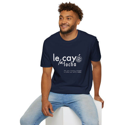 Camiseta Unisex Softstyle "Le Cayó La Locha" - Diseño Divertido y Casual Inspirado en Venezuela