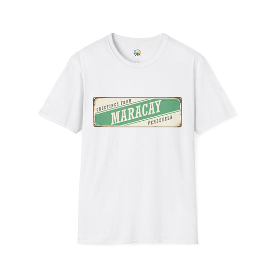 Greetings from Maracay Venezuela Unisex Softstyle T-Shirt