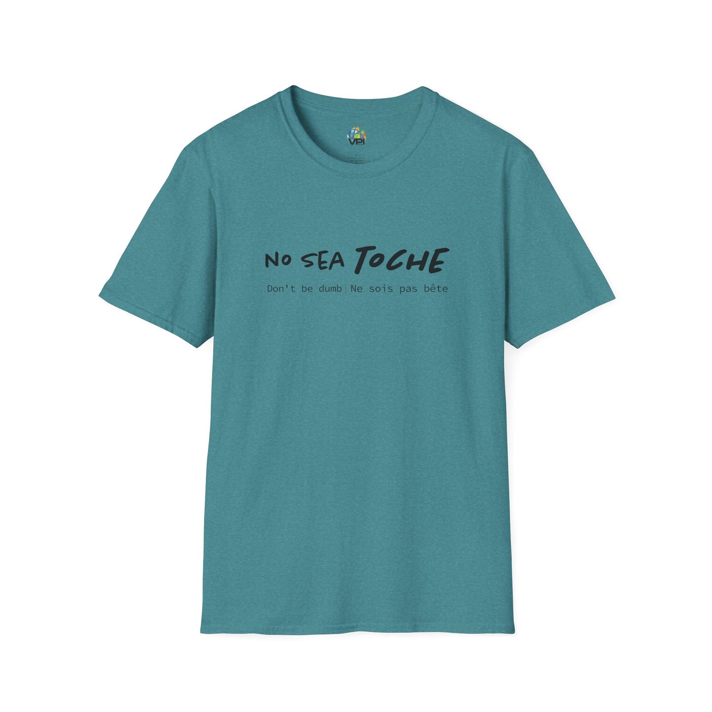 Camiseta Unisex Softstyle "No Sea Toche" – Motivación al Estilo Venezolano