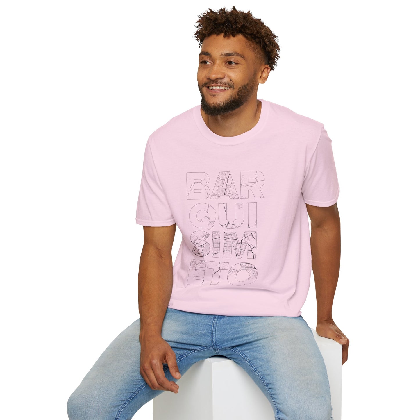 BARQUISIMETO MAPA TYPO Unisex T-Shirt - Contemporary Casual Wear