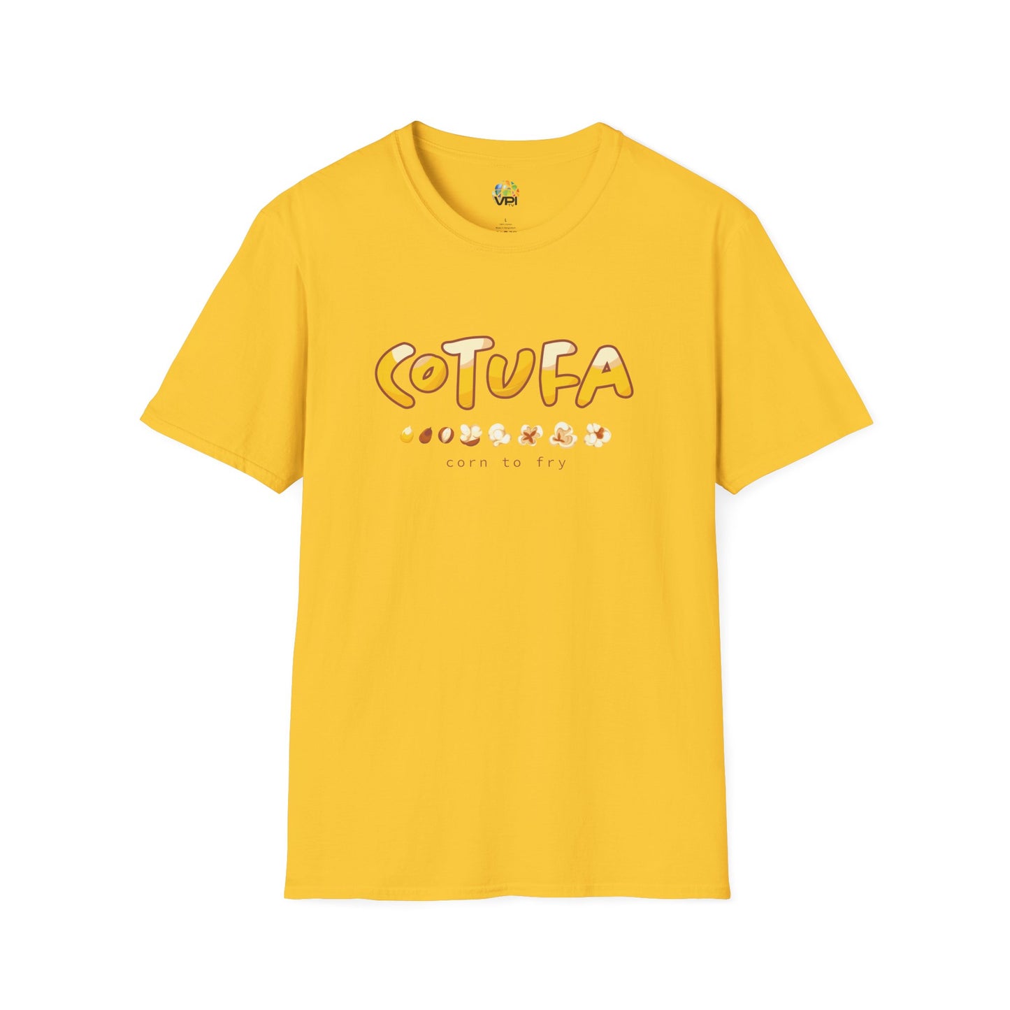 Camiseta Unisex Softstyle – COTUFA "Corn to Fry" 🌽🍿