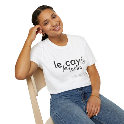 Camiseta Unisex Softstyle "Le Cayó La Locha" - Diseño Divertido y Casual Inspirado en Venezuela