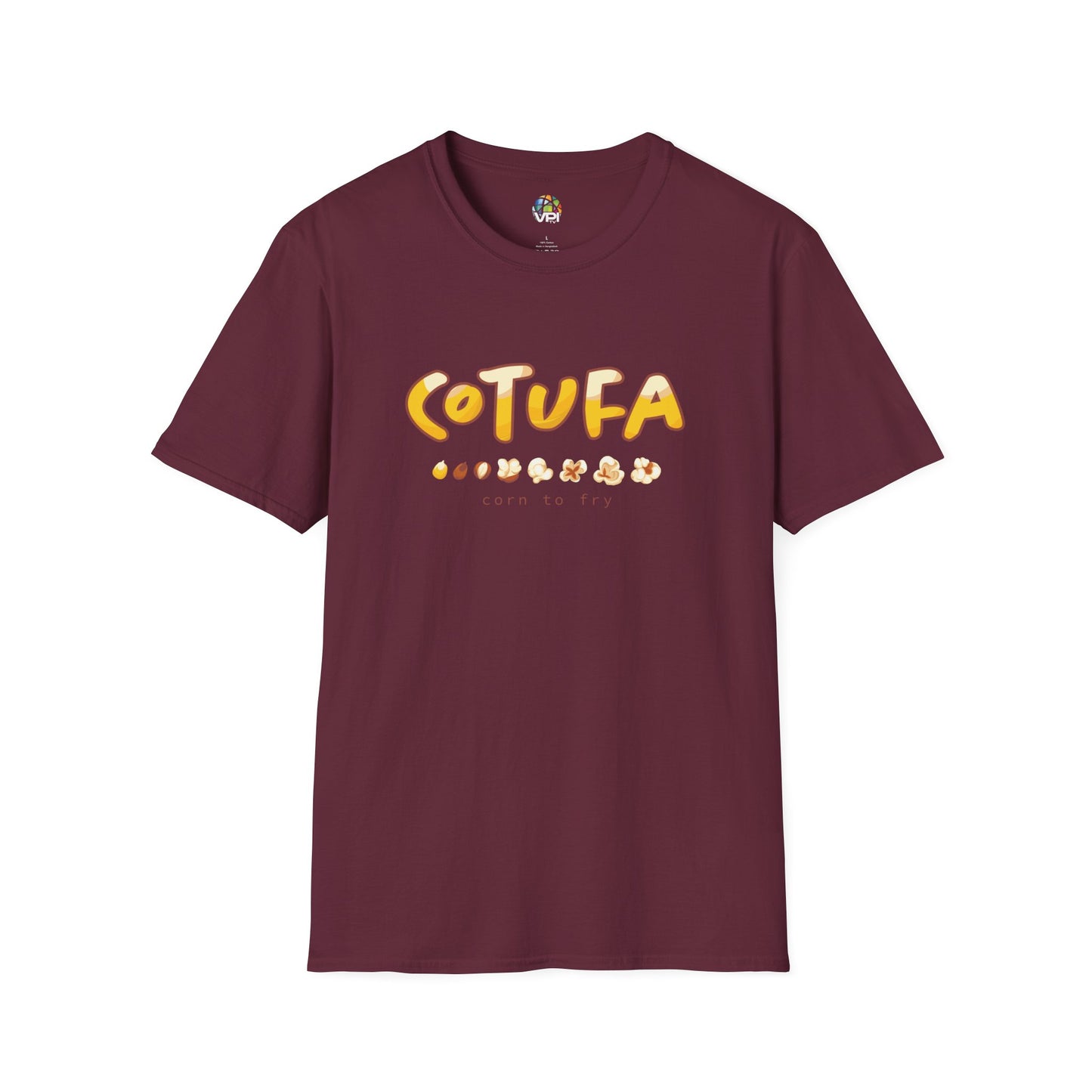 Camiseta Unisex Softstyle – COTUFA "Corn to Fry" 🌽🍿