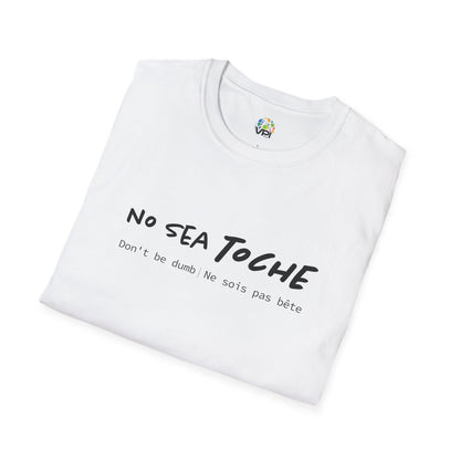 Camiseta Unisex Softstyle "No Sea Toche" – Motivación al Estilo Venezolano