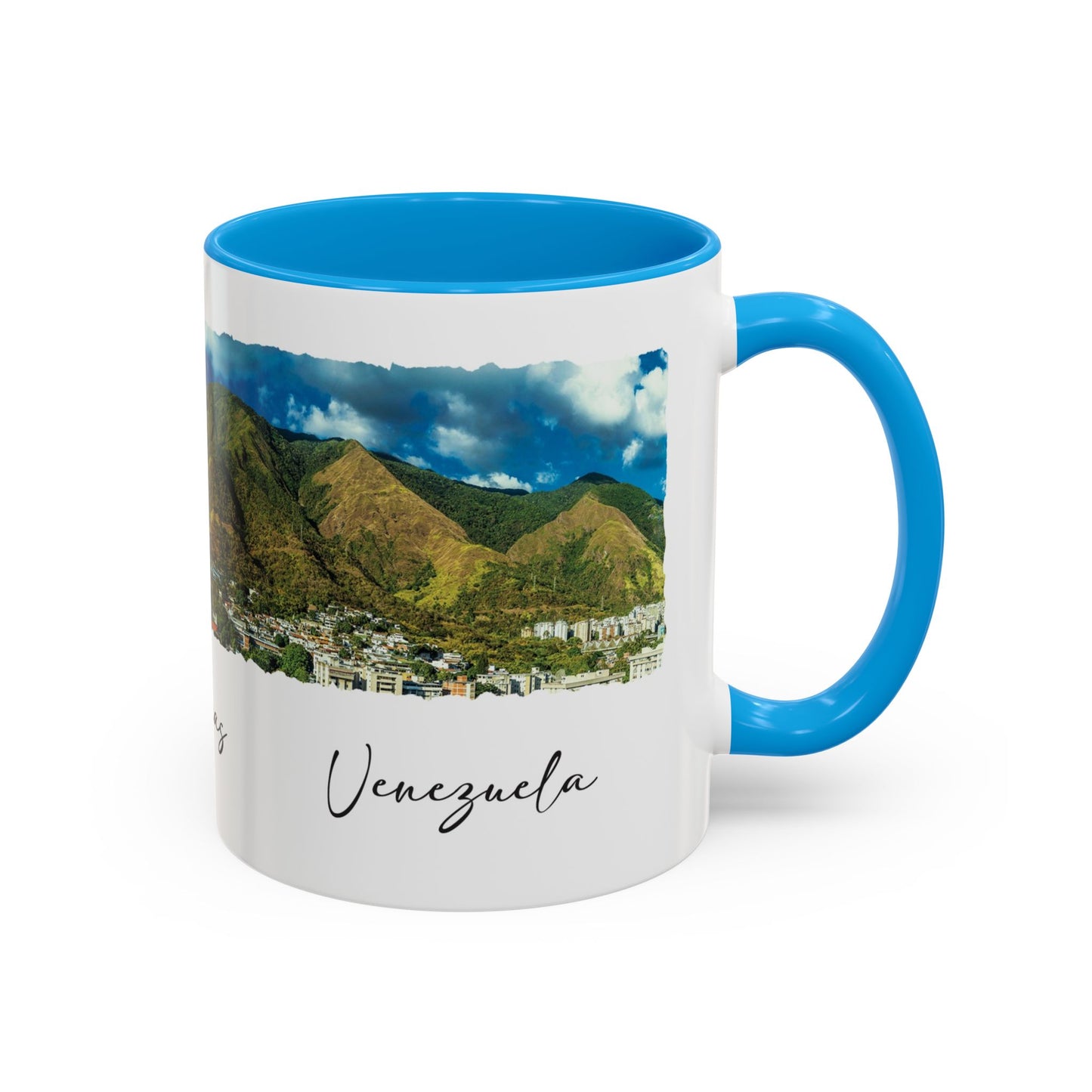 Taza con Paisaje Vibrante de Caracas – Disponibles en 11 oz y 15 oz