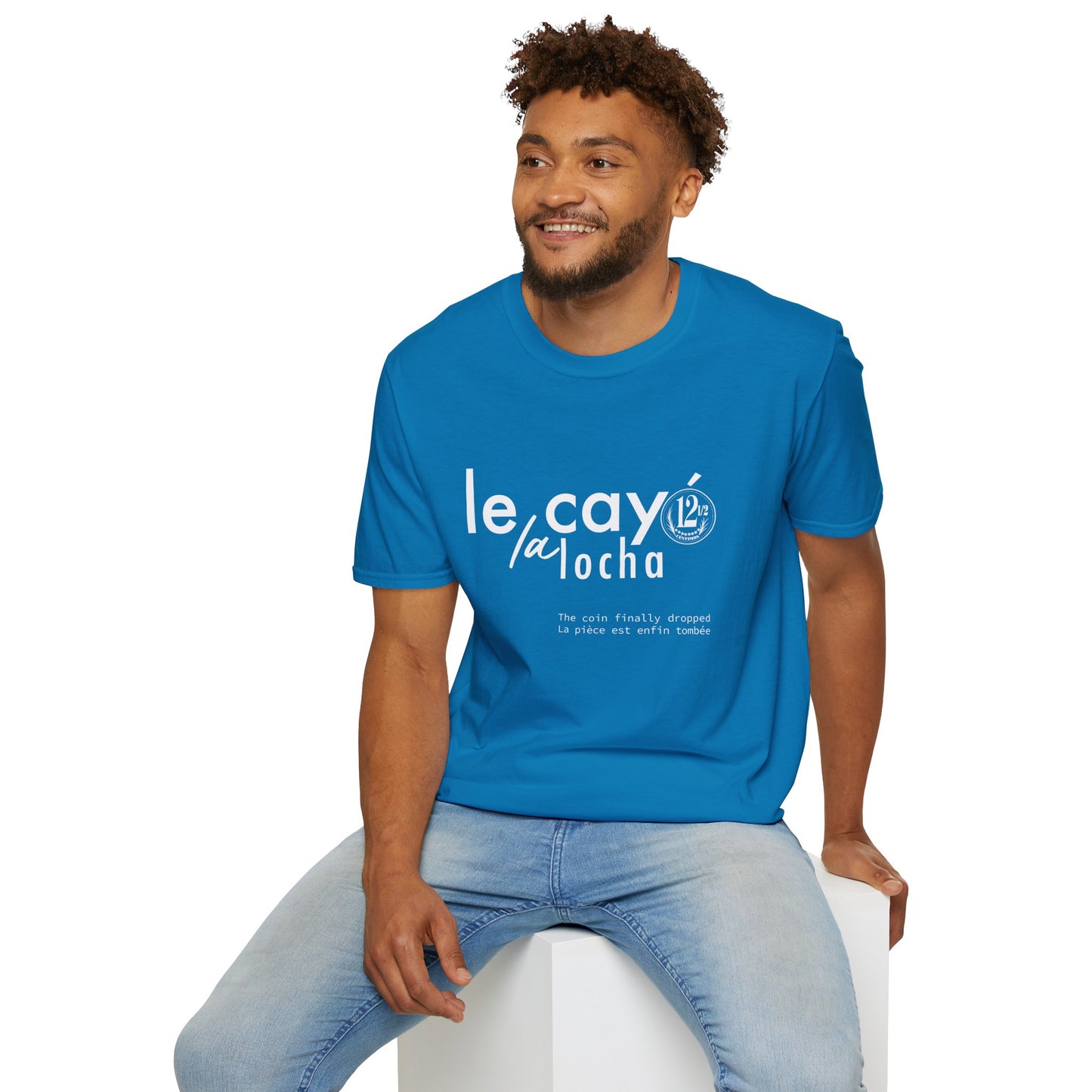 Camiseta Unisex Softstyle "Le Cayó La Locha" - Diseño Divertido y Casual Inspirado en Venezuela