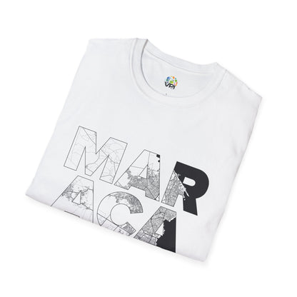 MAPA MARACAIBO TYPO Unisex T-Shirt - Contemporary Casual Wear