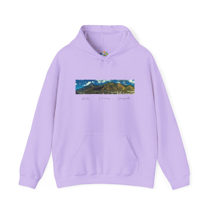 Mountain View Unisex Hoodie - Cozy Heavy Blend Sweatshirt for Nature Lovers