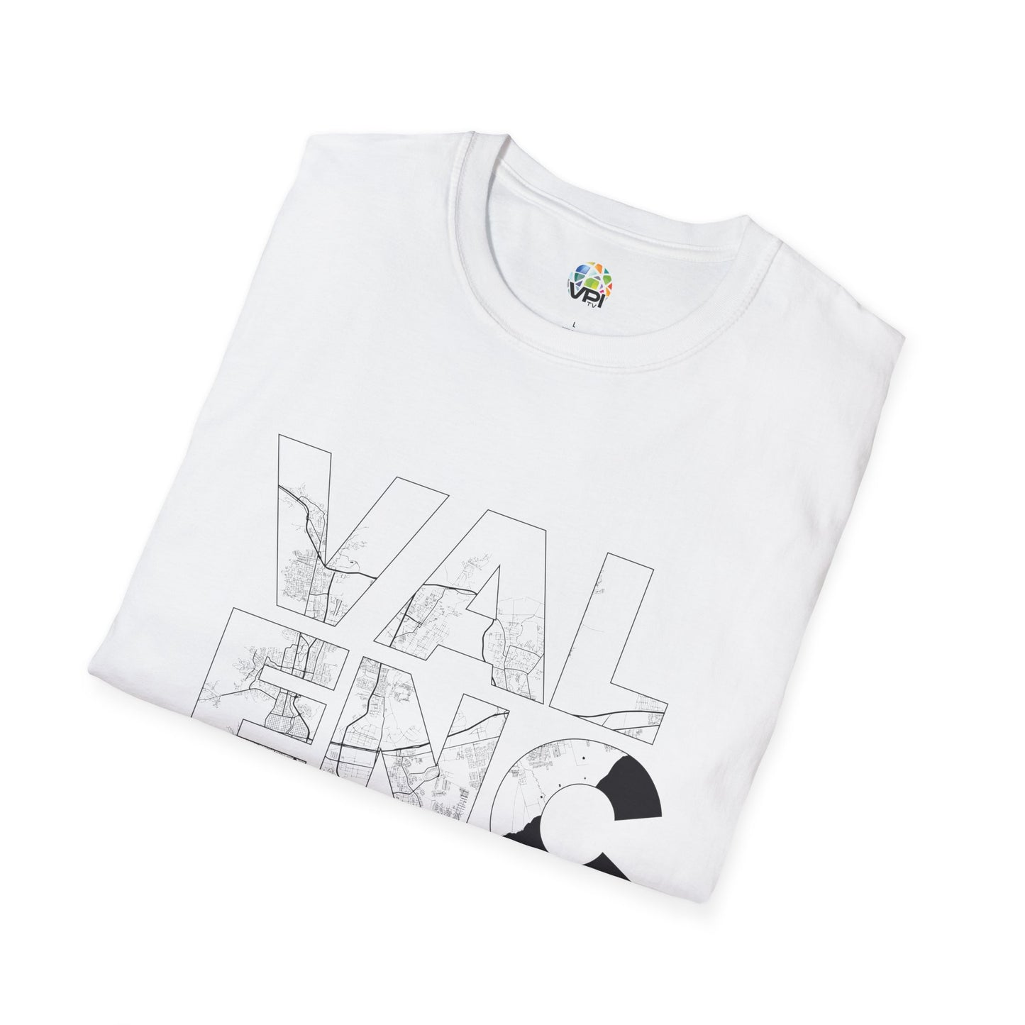 MAPA VALENCIA TYPO Unisex T-Shirt - Contemporary Casual Wear