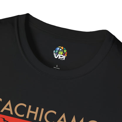 Camiseta Gráfica Unisex Softstyle – Diseño Vintage "Cachicamo Diciéndole a Morrocoy" 🐢