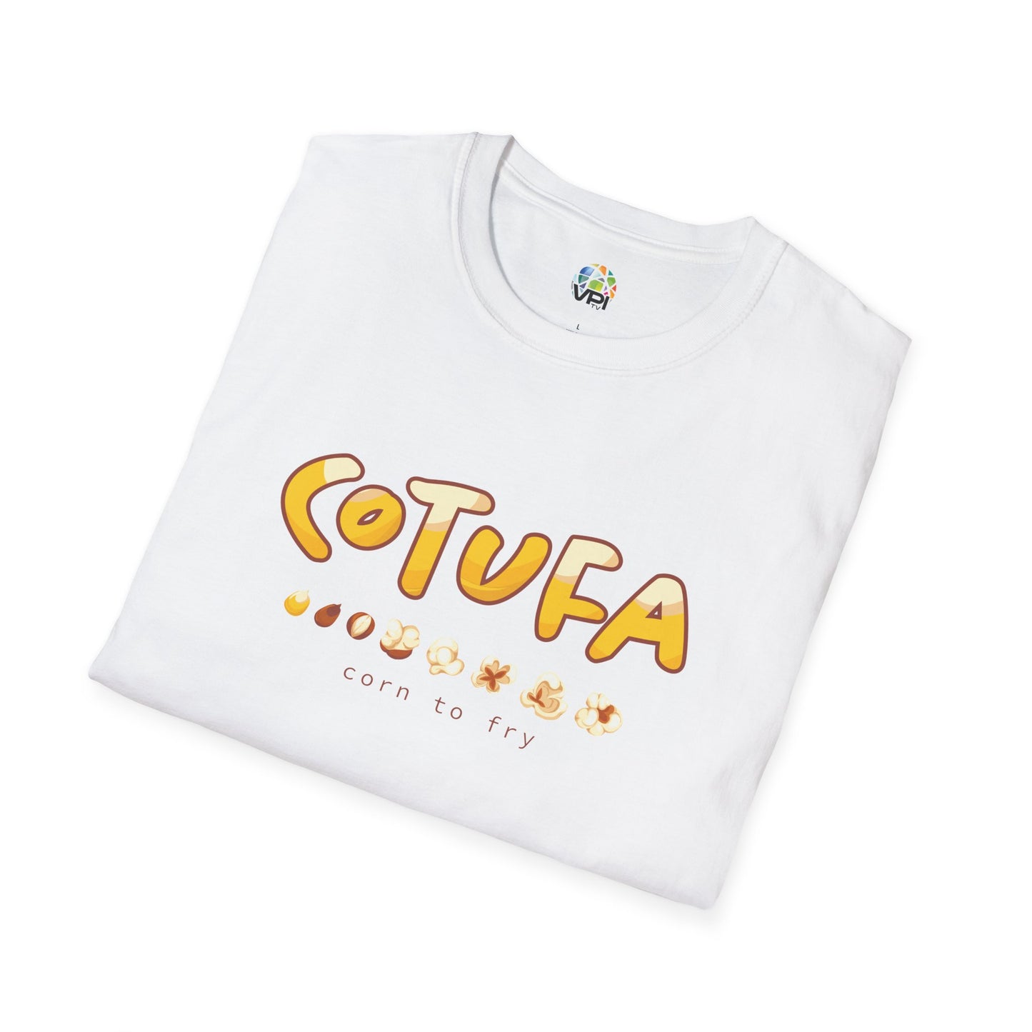 Camiseta Unisex Softstyle – COTUFA "Corn to Fry" 🌽🍿