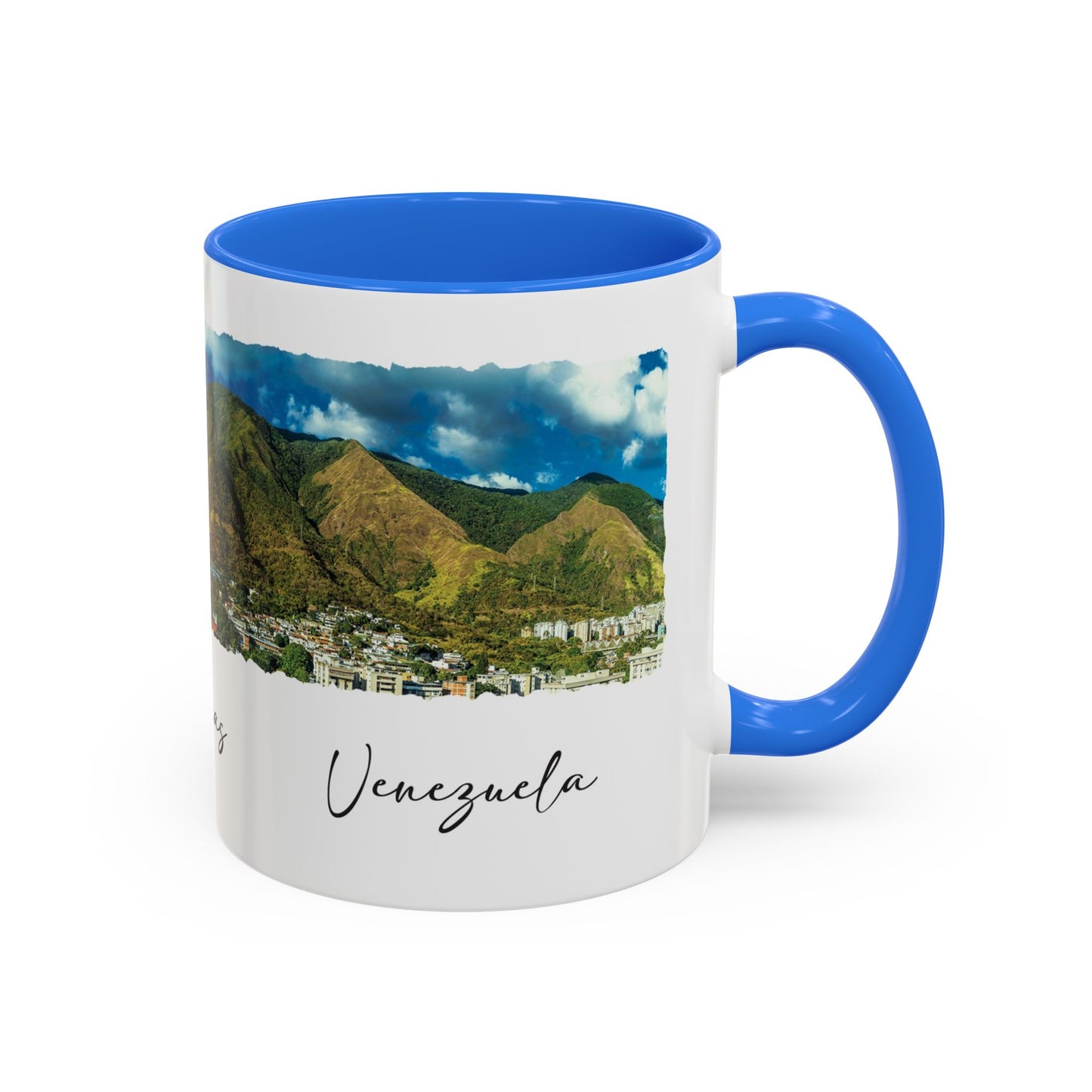 Taza con Paisaje Vibrante de Caracas – Disponibles en 11 oz y 15 oz