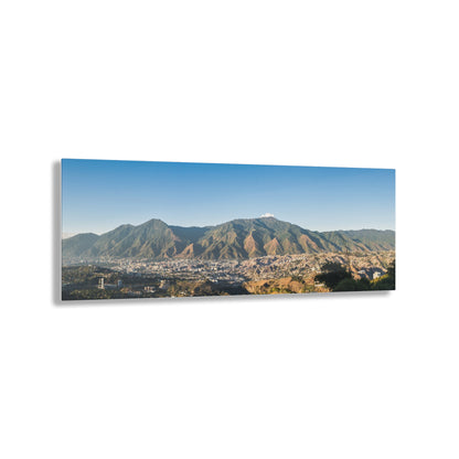 Valle de Caracas  Acrylic Print -  Vista Panoramica del valle de Caracas