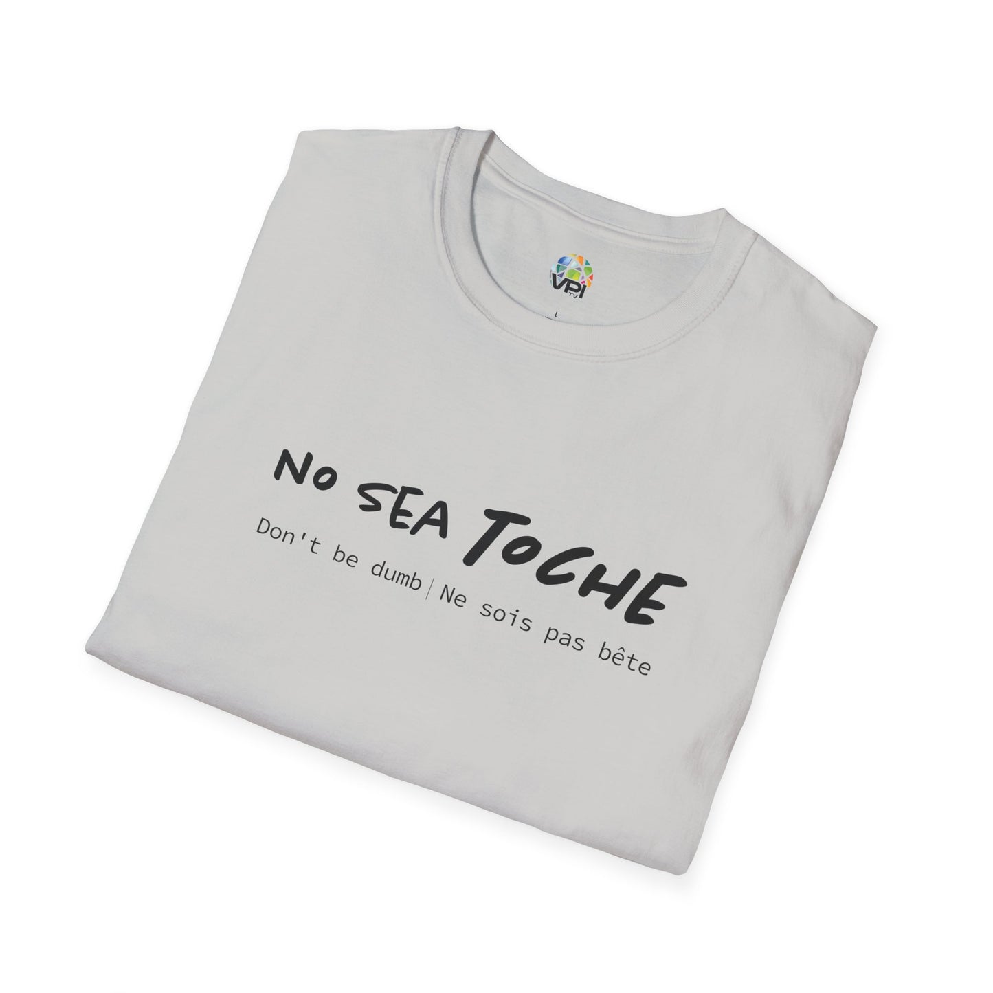 Camiseta Unisex Softstyle "No Sea Toche" – Motivación al Estilo Venezolano