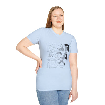 MAPA MARACAIBO TYPO Unisex T-Shirt - Contemporary Casual Wear